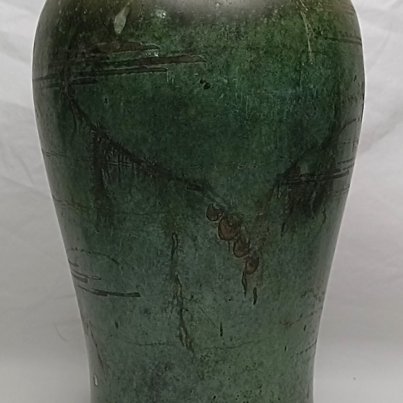 Mid Century Ikora Patinated Bronze Vase MADE IN GERMANY